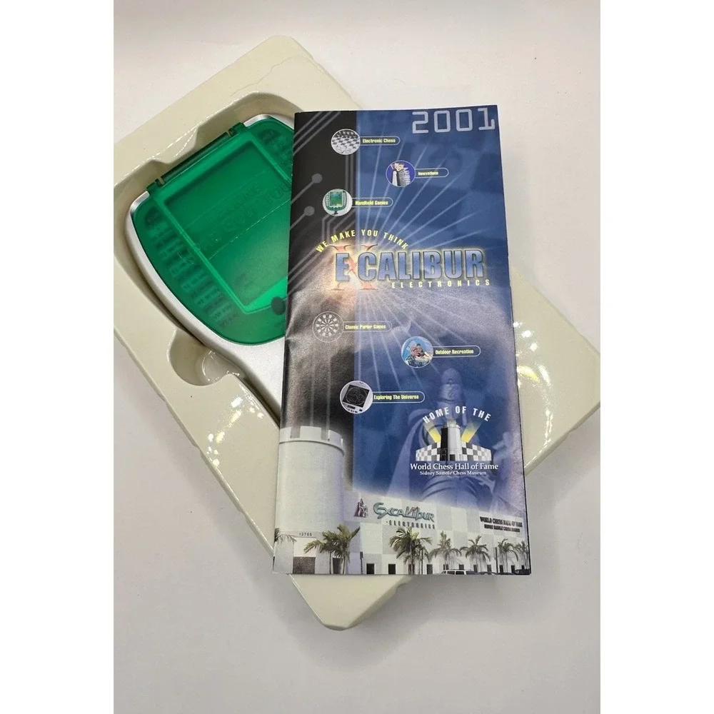 Talking Pro Golf Game Model 383 Excalibur Handheld Sounds Works Great !!!! Clean